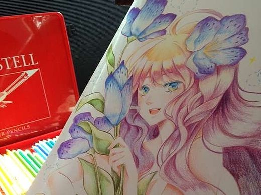 【许小瞳手绘】彩铅练习作