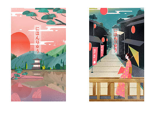 关于日本小插画