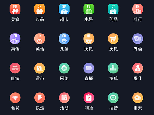 旅游软件平台图标组件