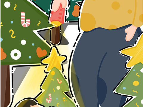 圣诞节快到了哦~