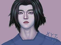 頭像，半身像，動漫