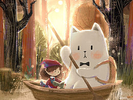 小卷與大貓系列·黃昏