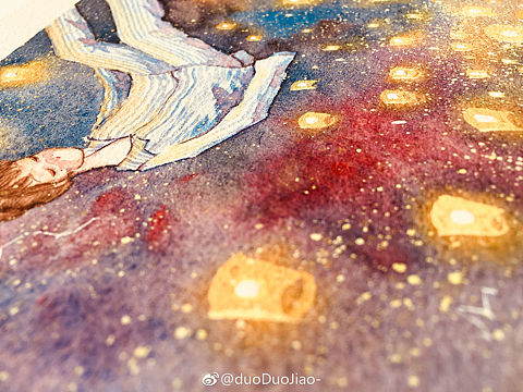 原创《患》水彩纸本插画
