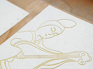 杜柏夫  Letterpress活版印刷邀请函