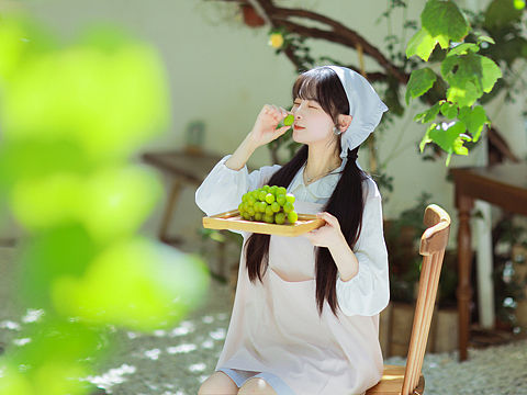 💚夏日限定|外婆家的葡萄小院