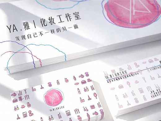 Ya.雅化妆工作室LOGO提案（个人主页-ZMTc1NDUzNDg=） - Logo - 站酷设计师Z_Light原创素材 - 站酷ZCOOL