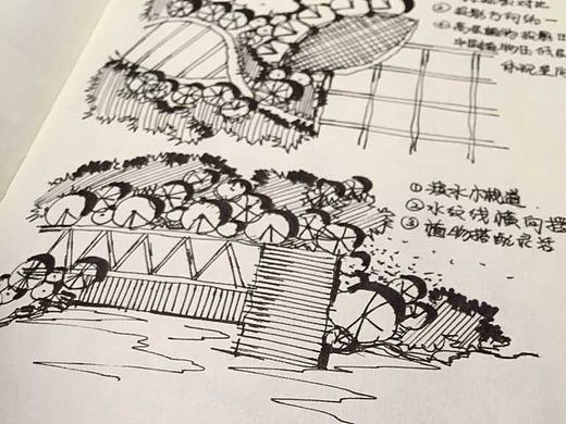 随手画-景观草图平面示意