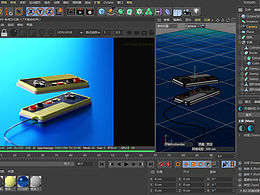 游戏手柄建模渲染