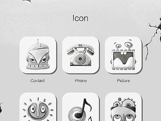 外星机器人主题icon~~纯手绘版本