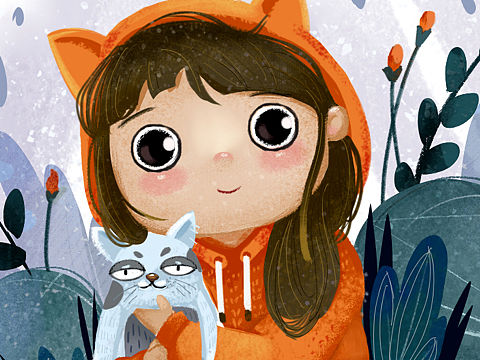 板绘插画（个人主页-ZMzA3Mzk0MDg=） - 儿童插画 - 站酷设计师ZF枫原创素材 - 站酷ZCOOL