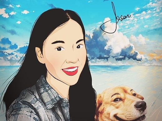 在设计软件发布过的一些小插画