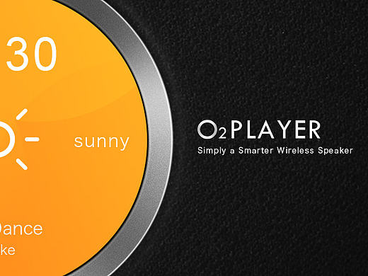 O2Player智能音响界面设计