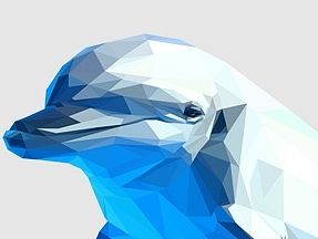 Low-Poly Dolphin（個(gè)人主頁-ZMTIxODQxNTY=） - 圖案 - 站酷設(shè)計(jì)師BlackBat原創(chuàng)素材 - 站酷ZCOOL