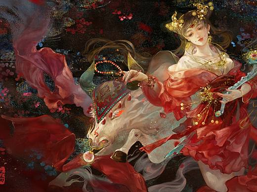 【古风插画】牛年大吉