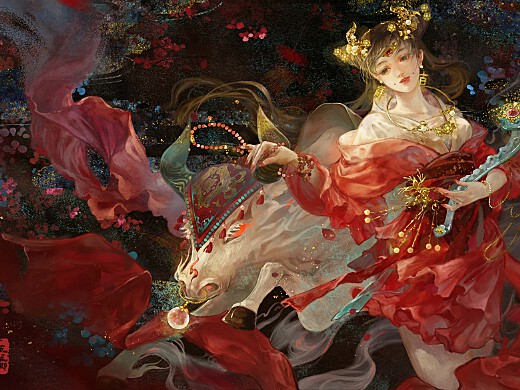 【古風插畫】牛年大吉