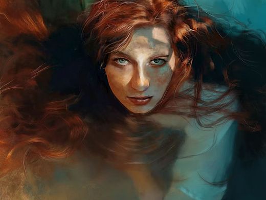 塞加维尔畔的女子（个人主页-ZNTk3MjM5NzY=） - 商业插画 - 站酷设计师古偃原创素材 - 站酷ZCOOL