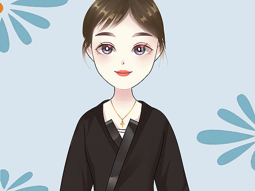 公司个人形象Q版设计