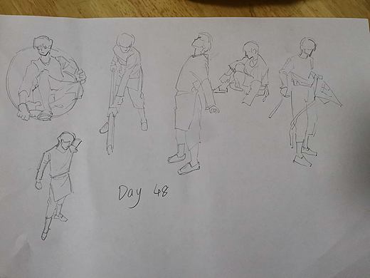#速写60天挑战赛# day48@速写班长