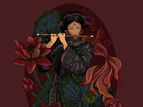 夏荷，乐手，女人