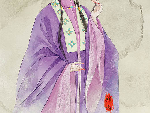 古风插画（个人主页-ZNjA1OTUxNDA=） - 创作习作 - 站酷设计师肆阅原创素材 - 站酷ZCOOL