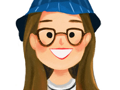 蜡笔质感人像一枚