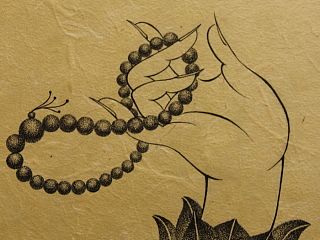 手绘《佛手》