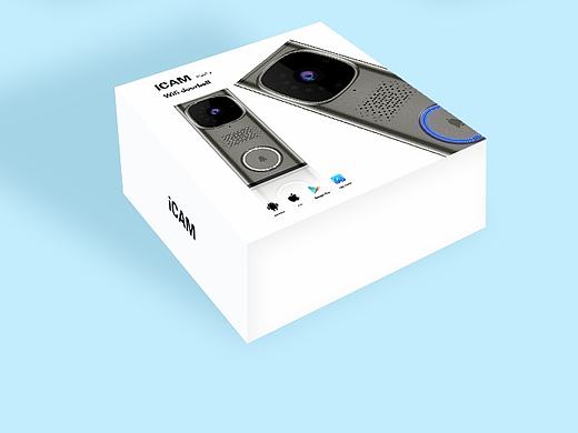 wifi门铃包装盒套