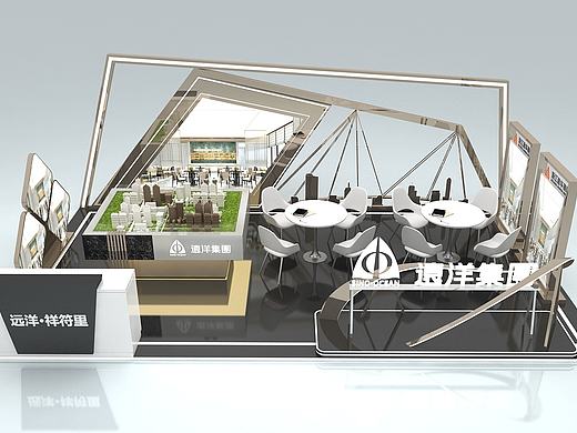 商场房地产展位 展台效果图设计