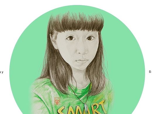 插画（妹子肖像）