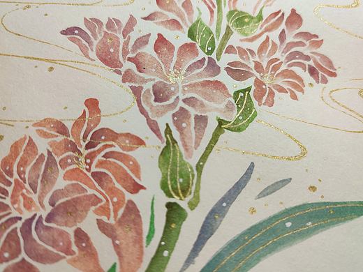 花花草草（6）（个人主页-ZNTYyMzMyMjA=） - 创作习作 - 站酷设计师ZHZH吱吱原创素材 - 站酷ZCOOL