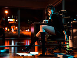 原创3D制作 虚拟人办公日常渲染