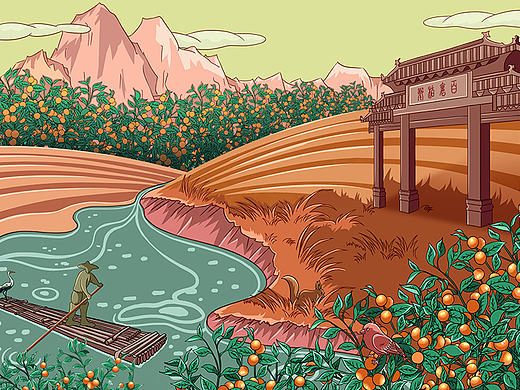 牛轧糖包装设计｜插画设计｜特产糕点包装设计|圣智扬创意设计