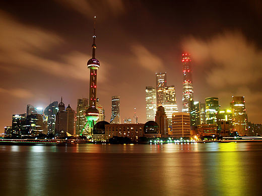 摄影新手练习——外滩夜景