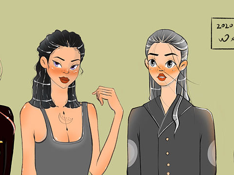 日更好看的小姐姐（个人主页-ZNDgxMTk0NDQ=） - 创作习作 - 站酷设计师雪梨儿插画原创素材 - 站酷ZCOOL