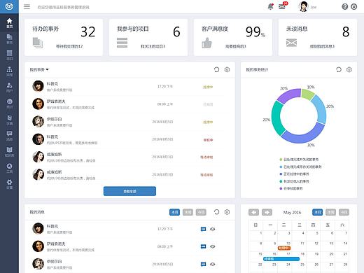 服務(wù)魔方后臺軟件界面設(shè)計（個人主頁-ZMTgzMjM5NjA=） - 軟件界面 - 站酷設(shè)計師Laura0219原創(chuàng)素材 - 站酷ZCOOL