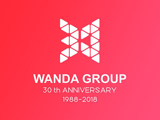 万达集团30周年标志