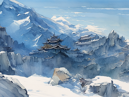 雪山风景
