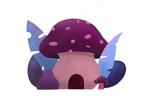 蘑菇小屋（个人主页-ZNDM1NjMzNTI=） - 创作习作 - 站酷设计师鱼鱼亭原创素材 - 站酷ZCOOL