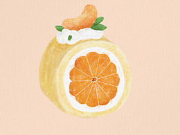 就是這么甜 蛋糕系列插畫