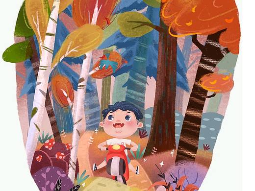 儿童插画场景练习