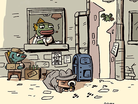 克苏鲁同人《印斯茅斯小镇》人物设定及插画