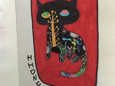 最近速写本的涂鸦2016年1-2月