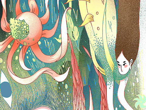 九色鹿系列（個(gè)人主頁(yè)-ZMzgwMTE0ODQ=） - 創(chuàng)作習(xí)作 - 站酷設(shè)計(jì)師舟莛原創(chuàng)素材 - 站酷ZCOOL