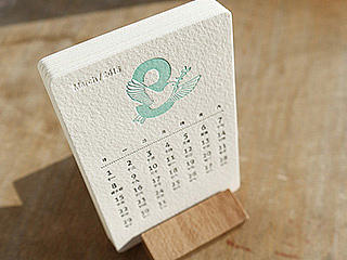 2015台历 -letterpress 活版印刷工艺