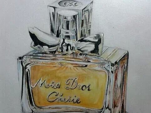 彩鉛畫(huà) 香水瓶（個(gè)人主頁(yè)-ZMTMyNDc3MzI=） - 創(chuàng)作習(xí)作 - 站酷設(shè)計(jì)師Joan靖原創(chuàng)素材 - 站酷ZCOOL