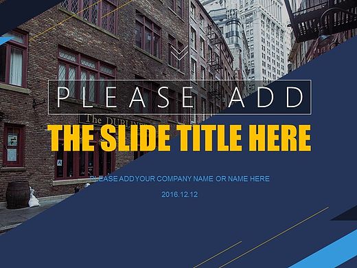 高端大气至臻欧美风格通用商务PPT模板