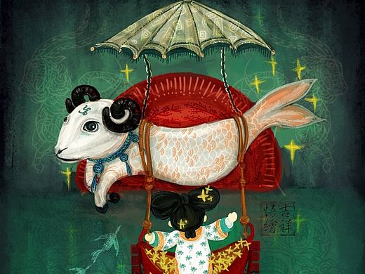 摩羯座（个人主页-ZMTMyMDUzMzI=） - 商业插画 - 站酷设计师吉祥悟原创素材 - 站酷ZCOOL