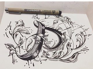 【字体设计】手绘英文花体临摹练习