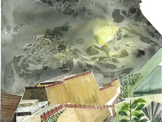 水帘洞插画-创作习作188004年前武夷山写生插画-创作习作517034年前