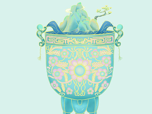 国潮插画练习